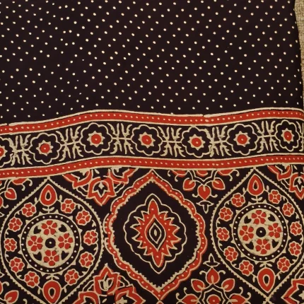 Dark Brown Modal Silk Saree