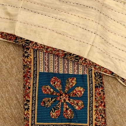 kalamkari  Cotton Unstitched Salwar Suit