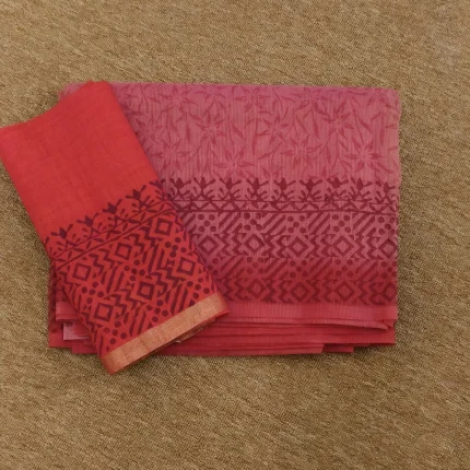 Pink Net Kota Saree