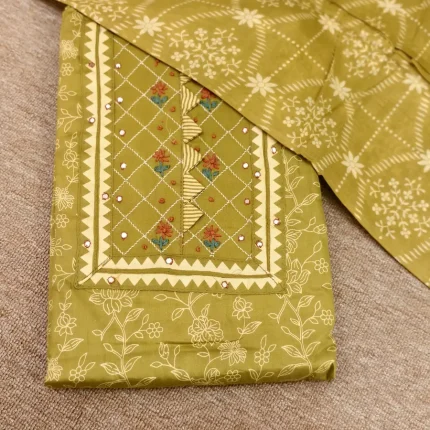 Printed Cotton Unstitched Salwar Suit