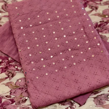 Rose Cotton Hakoba Unstitched Salwar Suit